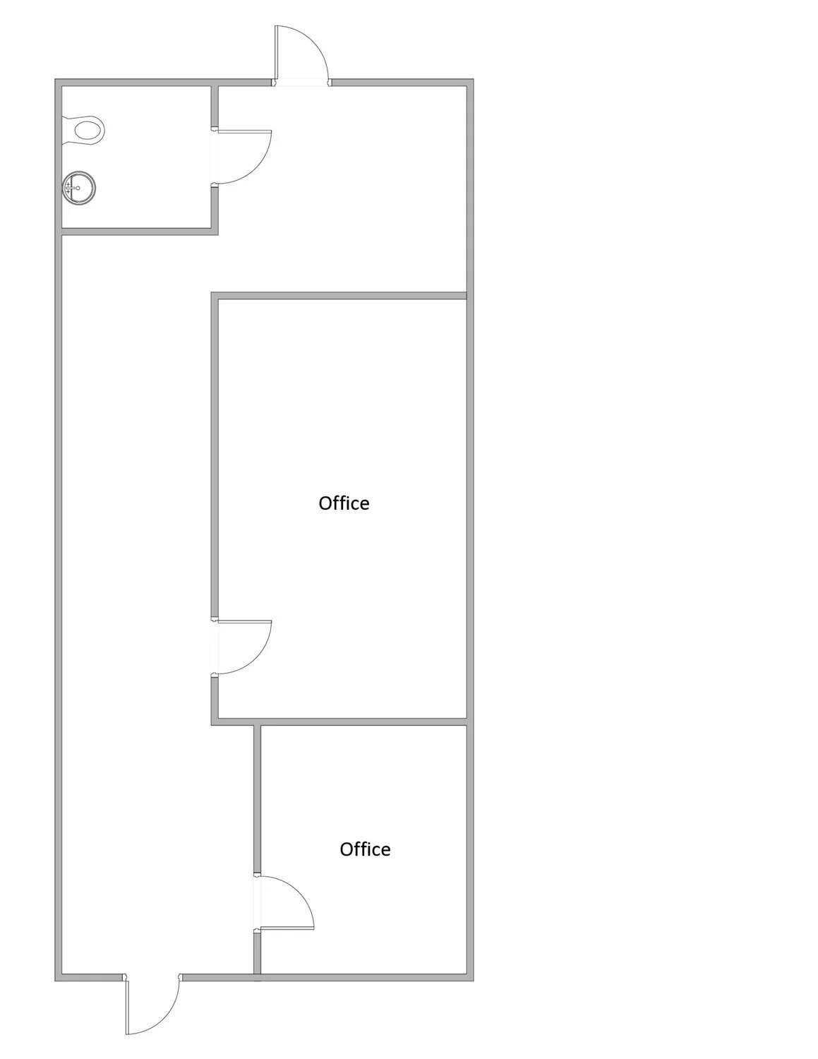 288/264 N Ironwood Dr, Apache Junction, AZ for lease Floor Plan- Image 1 of 5