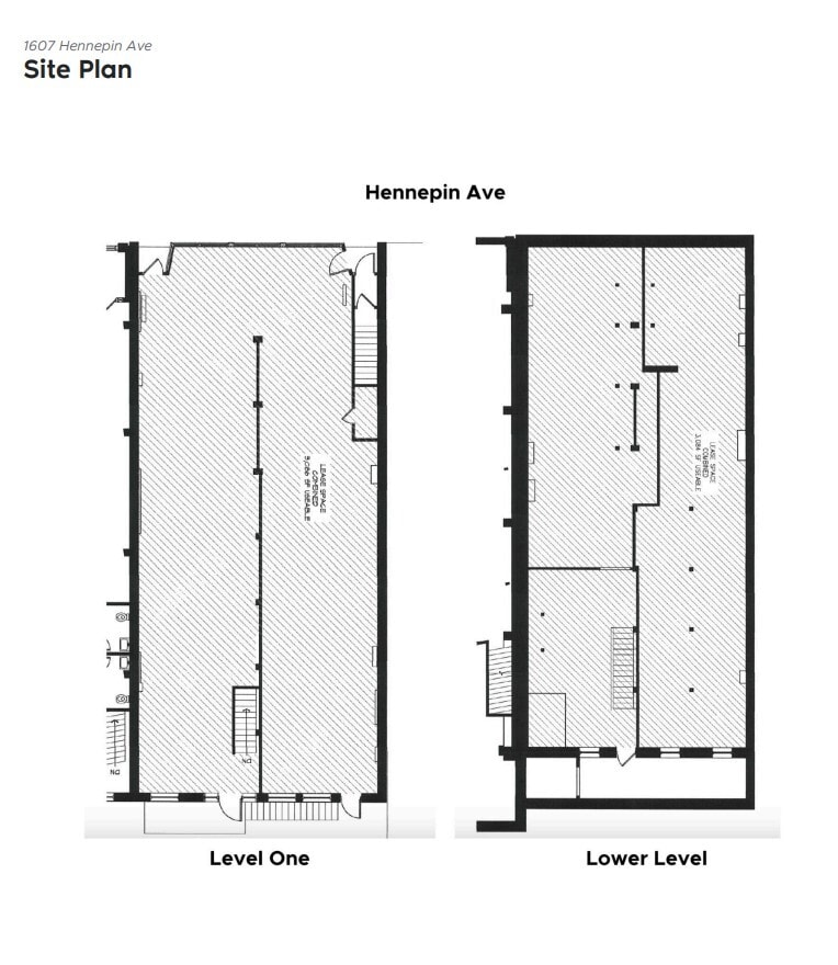 1605 Hennepin Ave, Minneapolis, MN for lease Site Plan- Image 1 of 1