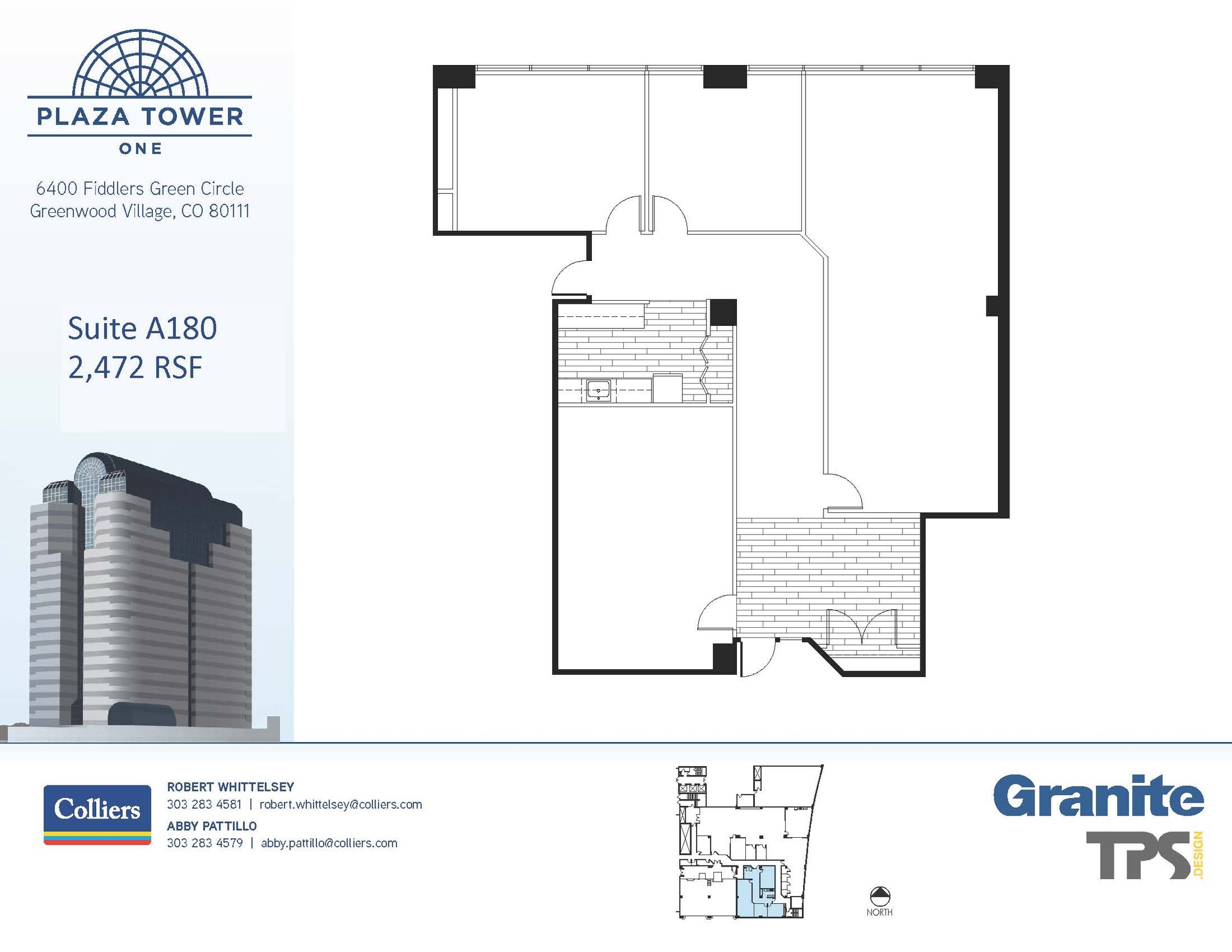 6400 S Fiddlers Green Cir, Greenwood Village, CO for lease Floor Plan- Image 1 of 1