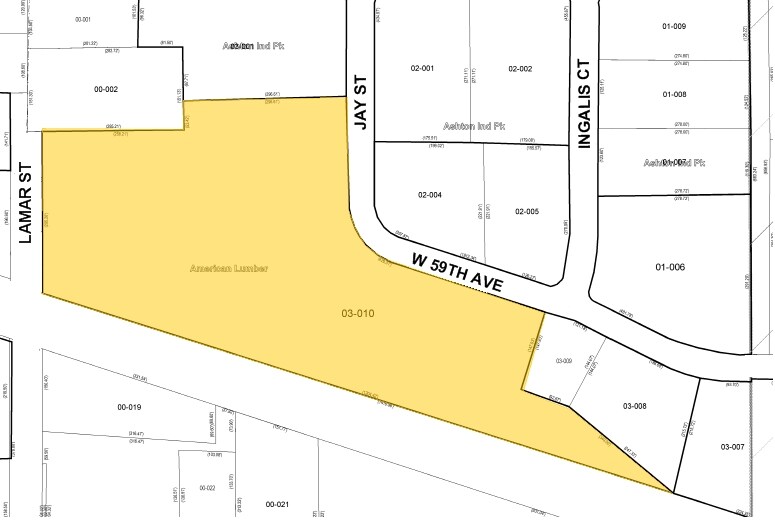 5920 Lamar St, Arvada, CO for lease - Plat Map - Image 3 of 3
