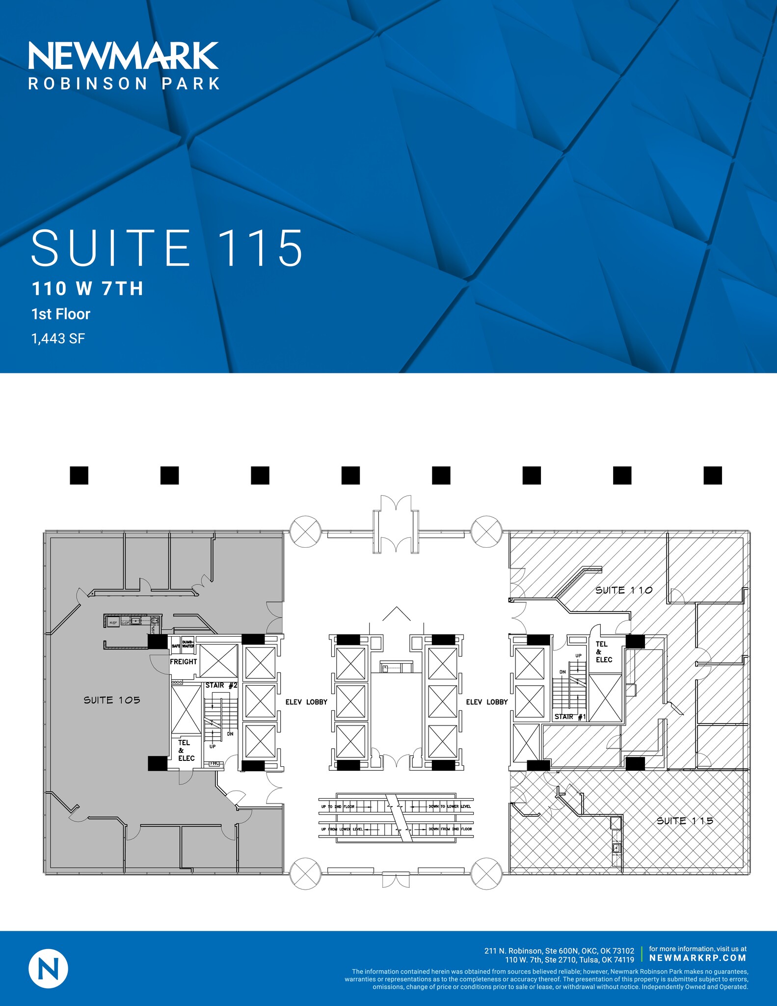 110 W 7th St S, Tulsa, OK for lease Site Plan- Image 1 of 1