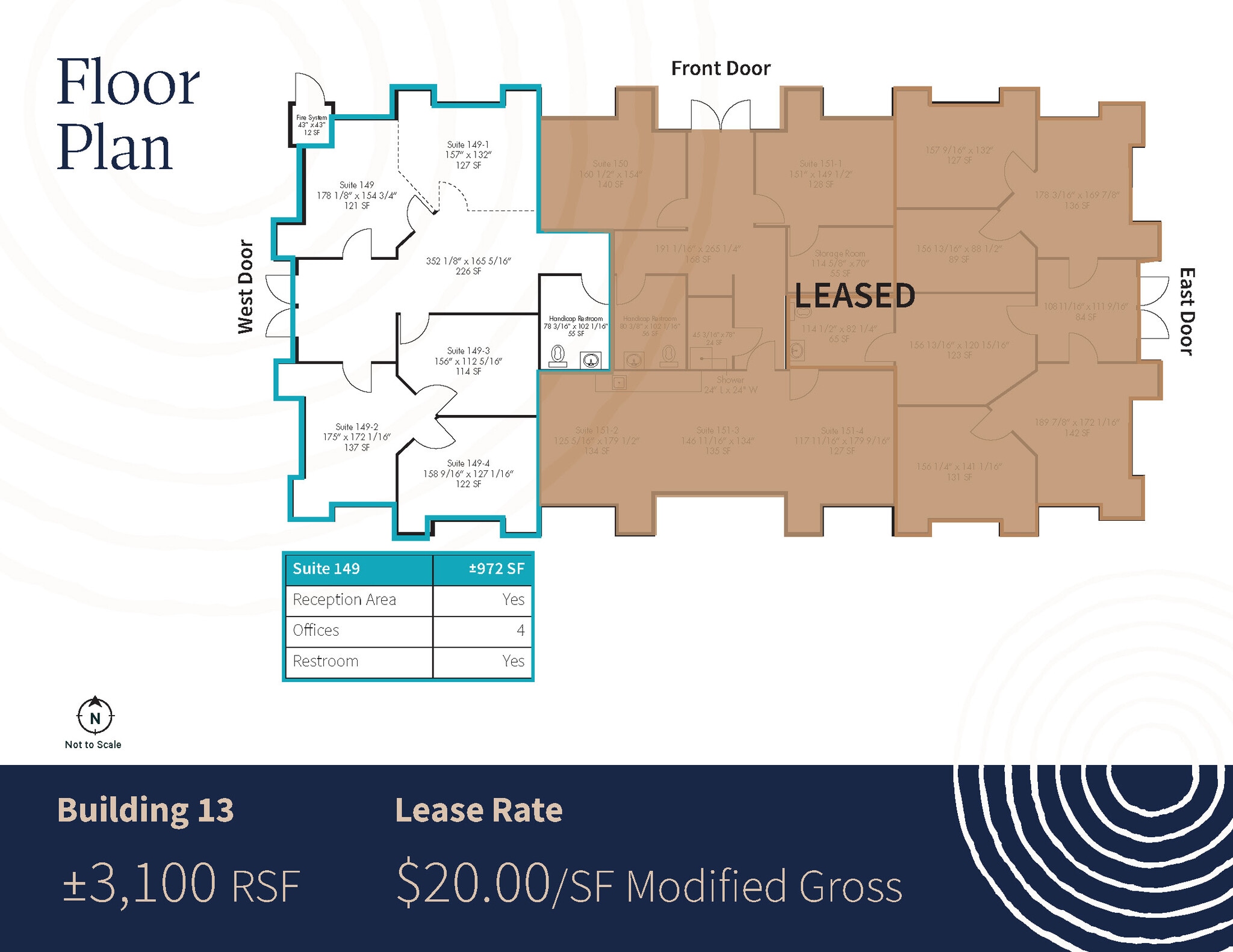 7165 E University Dr, Mesa, AZ for lease Floor Plan- Image 1 of 1