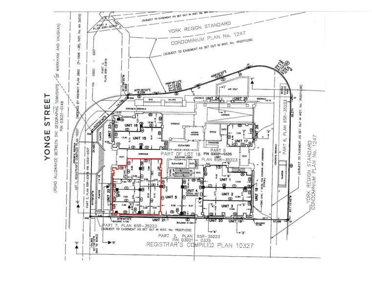 7191 Yonge St, Markham, ON for lease - Site Plan - Image 2 of 12