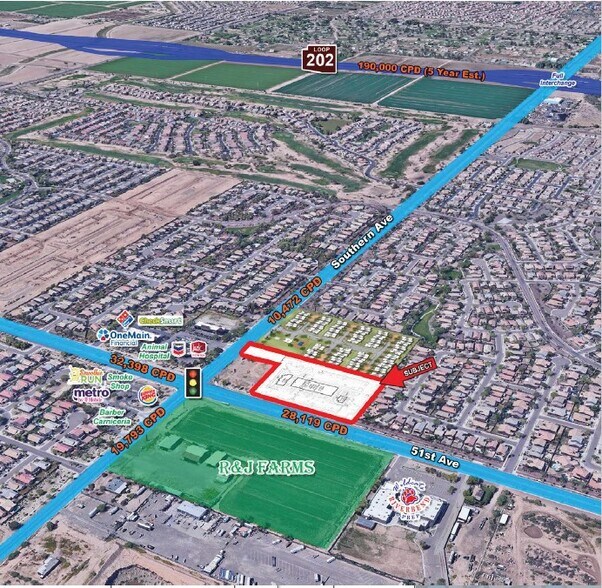 Southern Ave And 51st Ave, Phoenix, AZ for sale - Primary Photo - Image 1 of 1