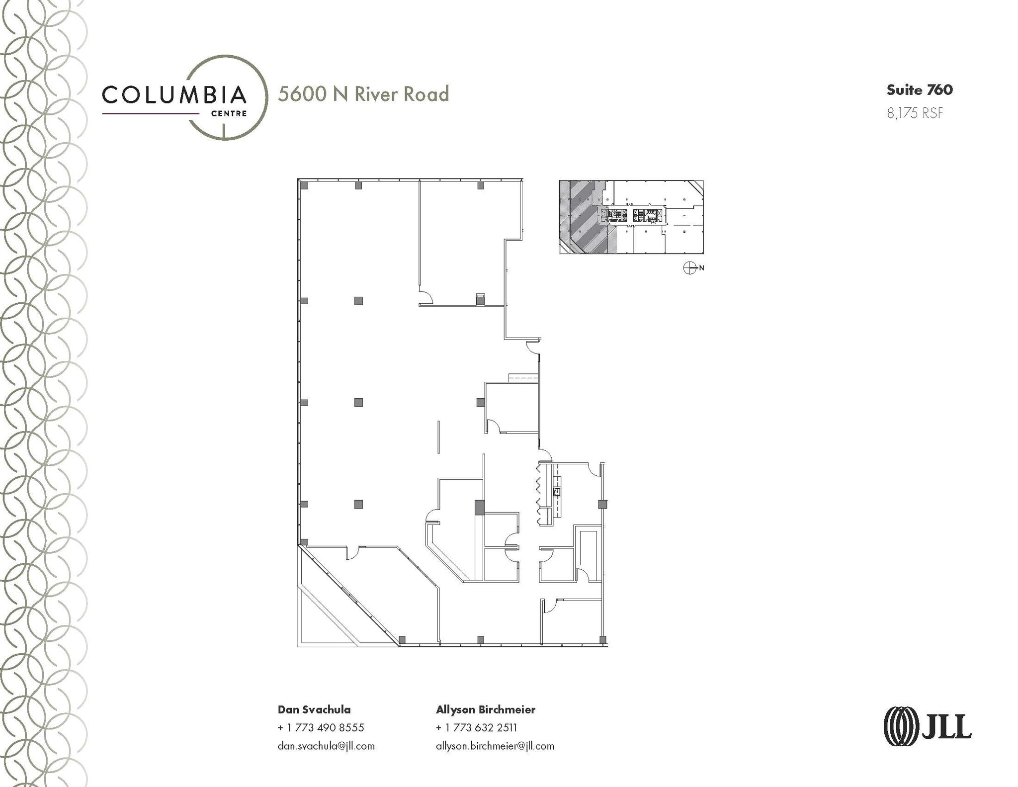 5600 N River Rd, Rosemont, IL for lease Floor Plan- Image 1 of 1