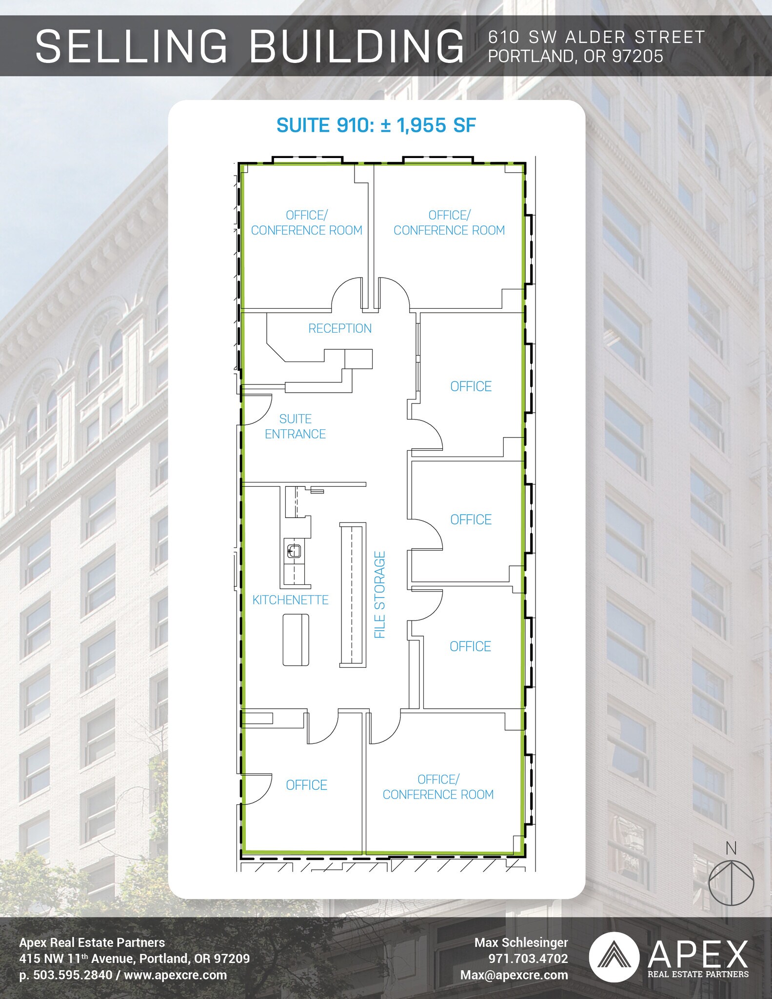 610 SW Alder St, Portland, OR for lease Floor Plan- Image 1 of 1