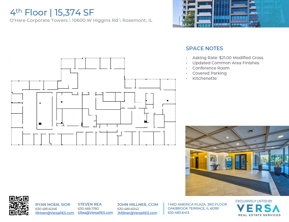 10600 W Higgins Rd, Rosemont, IL for lease Floor Plan- Image 1 of 1