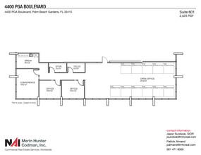 4400 Pga Blvd, Palm Beach Gardens, FL for lease Floor Plan- Image 2 of 9