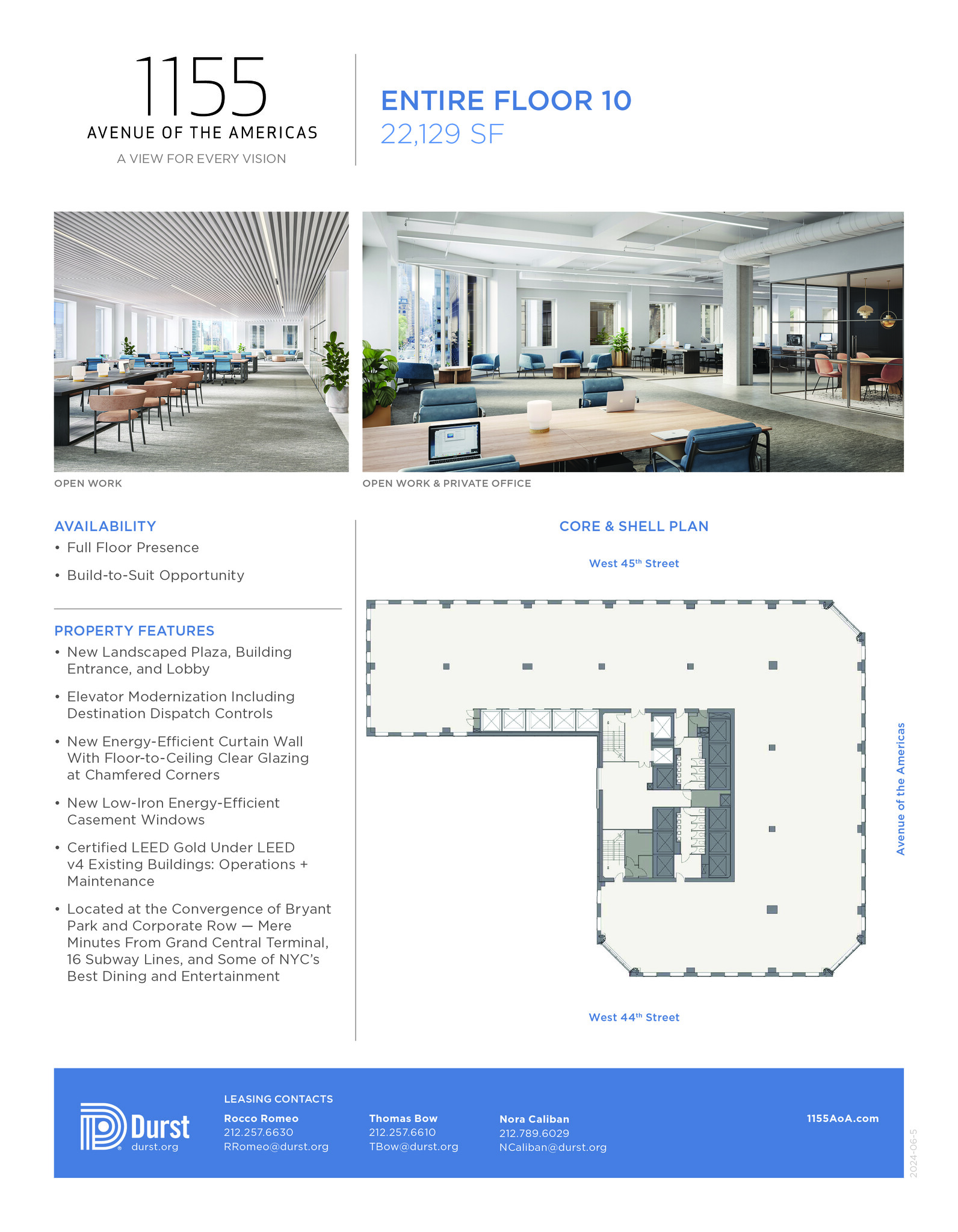 1155 Avenue of the Americas, New York, NY for lease Floor Plan- Image 1 of 3