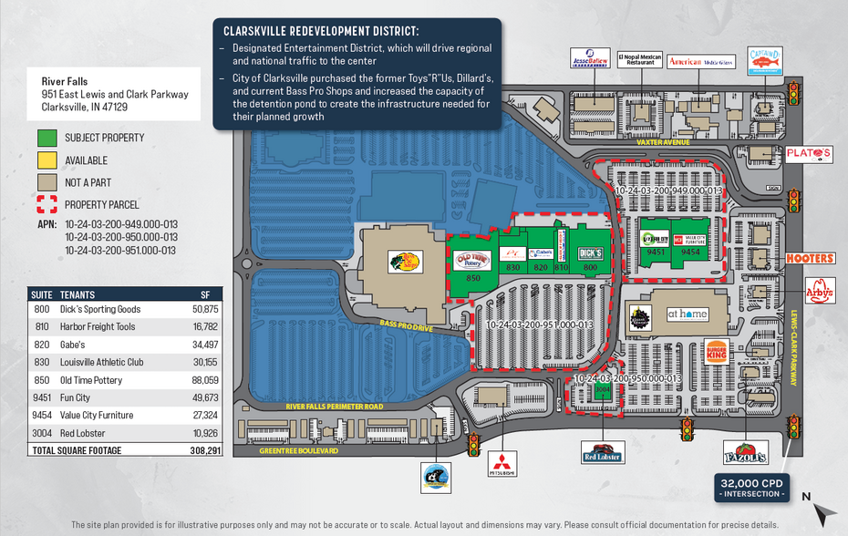 River Falls portfolio of 4 properties for sale on LoopNet.com - Site Plan - Image 2 of 4