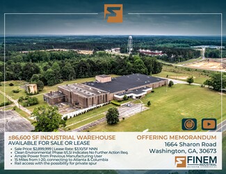 More details for 1664 Sharon Rd, Washington, GA - Industrial for Sale