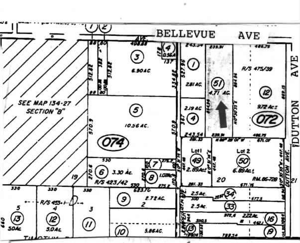 322 Bellevue Ave, Santa Rosa, CA for lease - Plat Map - Image 2 of 17