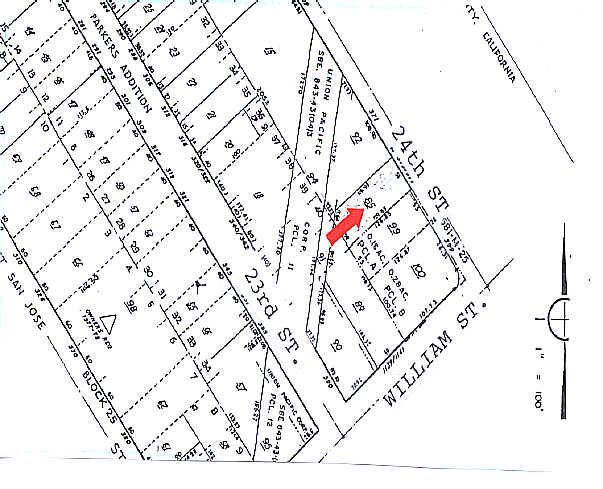 373 S 24th St, San Jose, CA for sale - Plat Map - Image 2 of 6