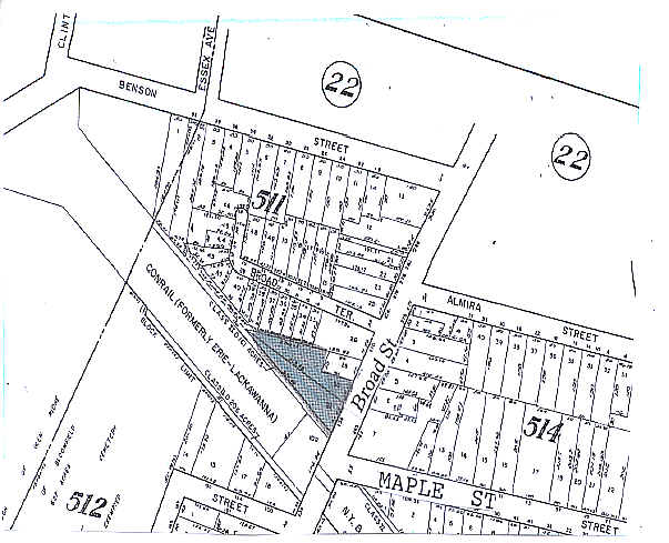 256 Broad St, Bloomfield, NJ for sale - Plat Map - Image 1 of 1