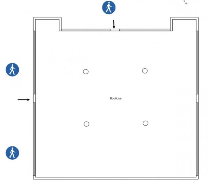 Retail in Antibes for lease - Floor Plan - Image 2 of 6
