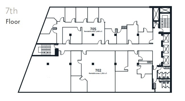 1112 W Pender St, Vancouver, BC for lease Floor Plan- Image 1 of 1
