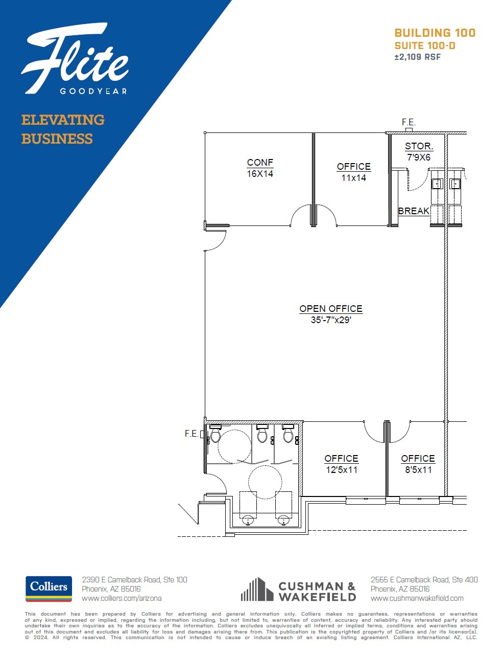 1300 S Litchfield Rd, Goodyear, AZ for lease Floor Plan- Image 1 of 1