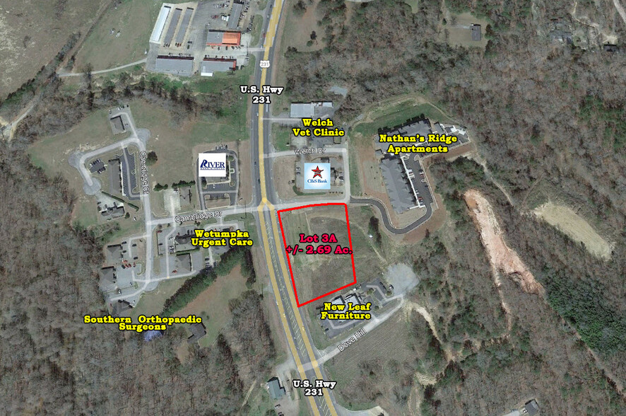 US Highway 231, Wetumpka, AL for sale - Building Photo - Image 1 of 2