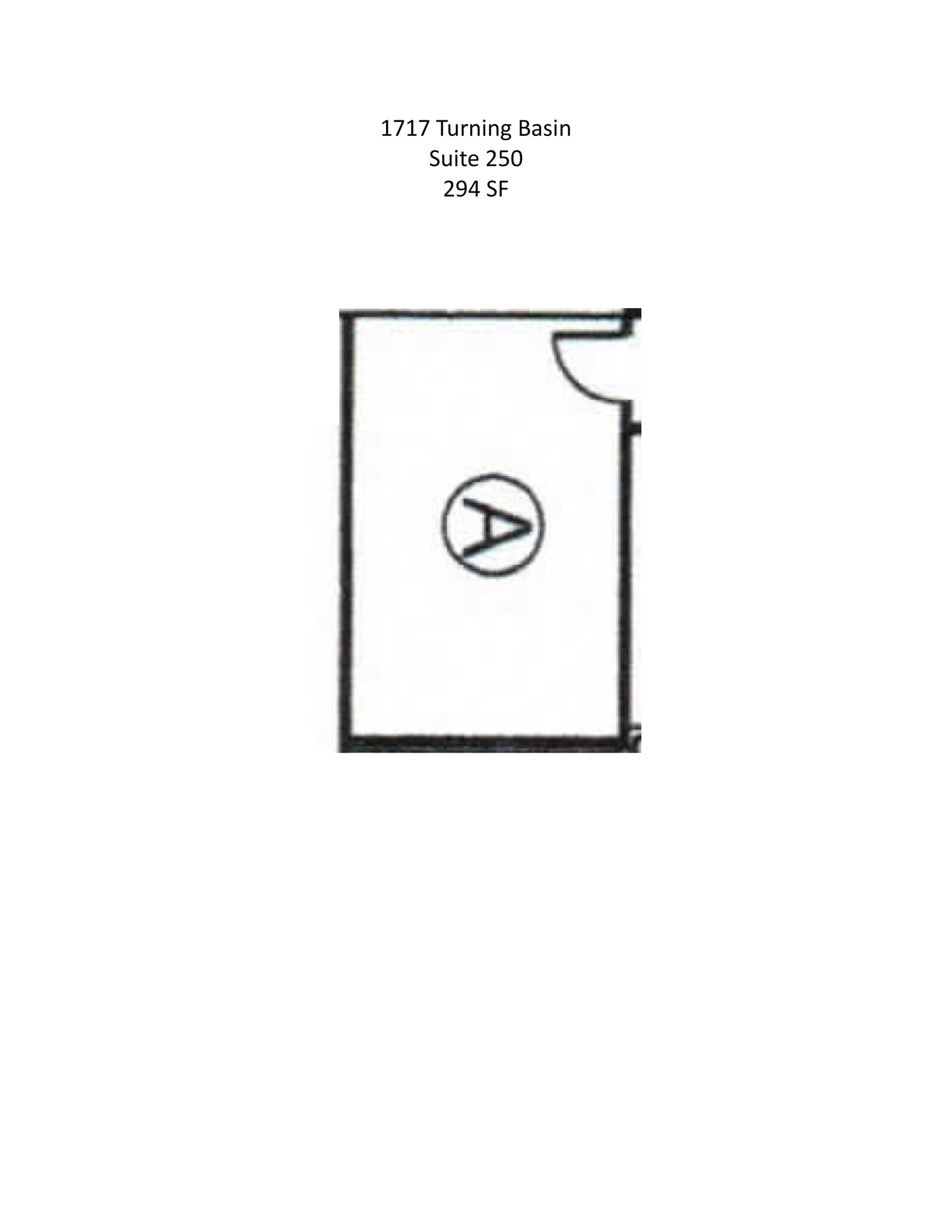 1717 Turning Basin Dr, Houston, TX for lease Site Plan- Image 1 of 1