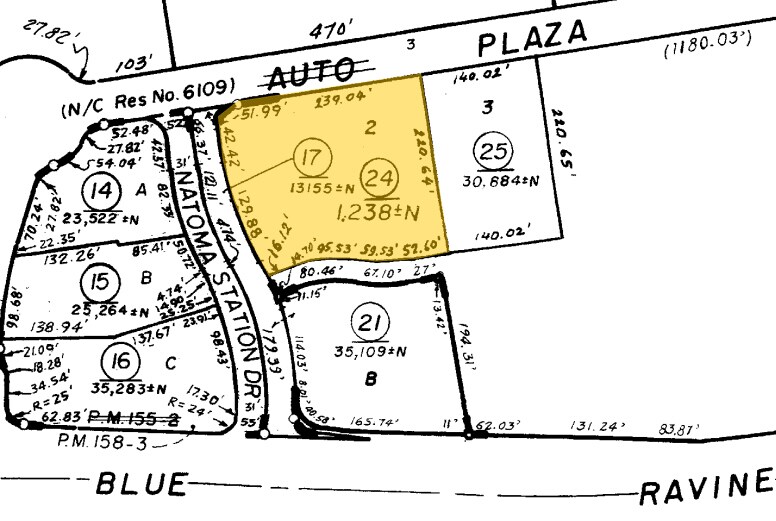194 Blue Ravine Rd, Folsom, CA for sale Plat Map- Image 1 of 1