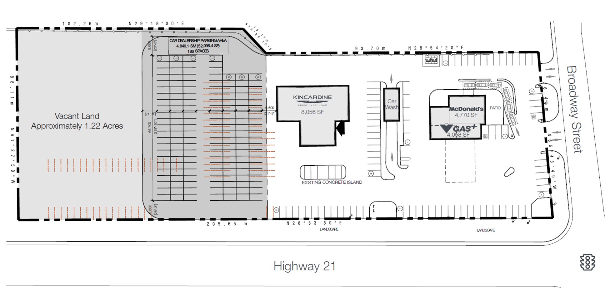 792 Broadway St, Kincardine, ON for lease Site Plan- Image 1 of 2