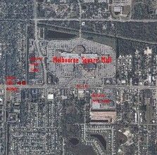 2100 W New Haven Ave, Melbourne, FL - aerial  map view