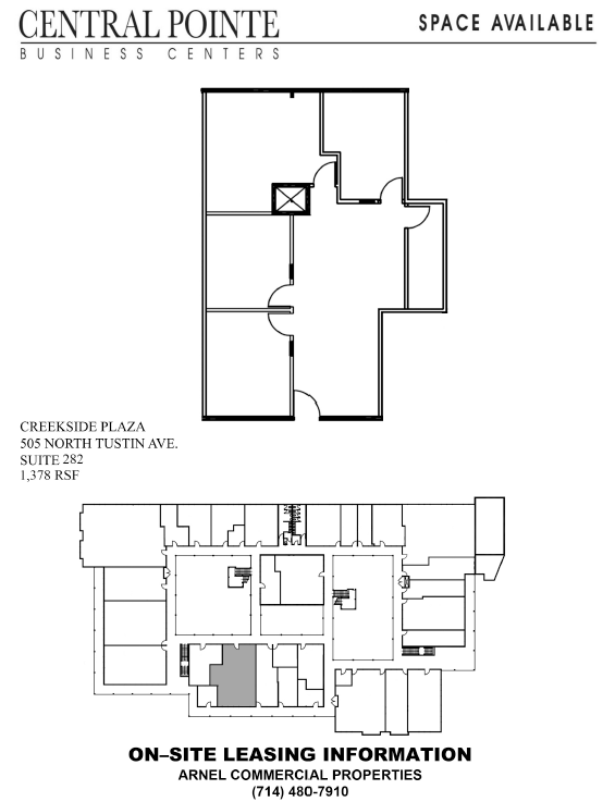 505 N Tustin Ave, Santa Ana, CA for lease Floor Plan- Image 1 of 1