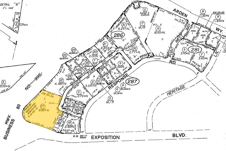 1425 River Park Dr, Sacramento, CA for lease - Plat Map - Image 2 of 3