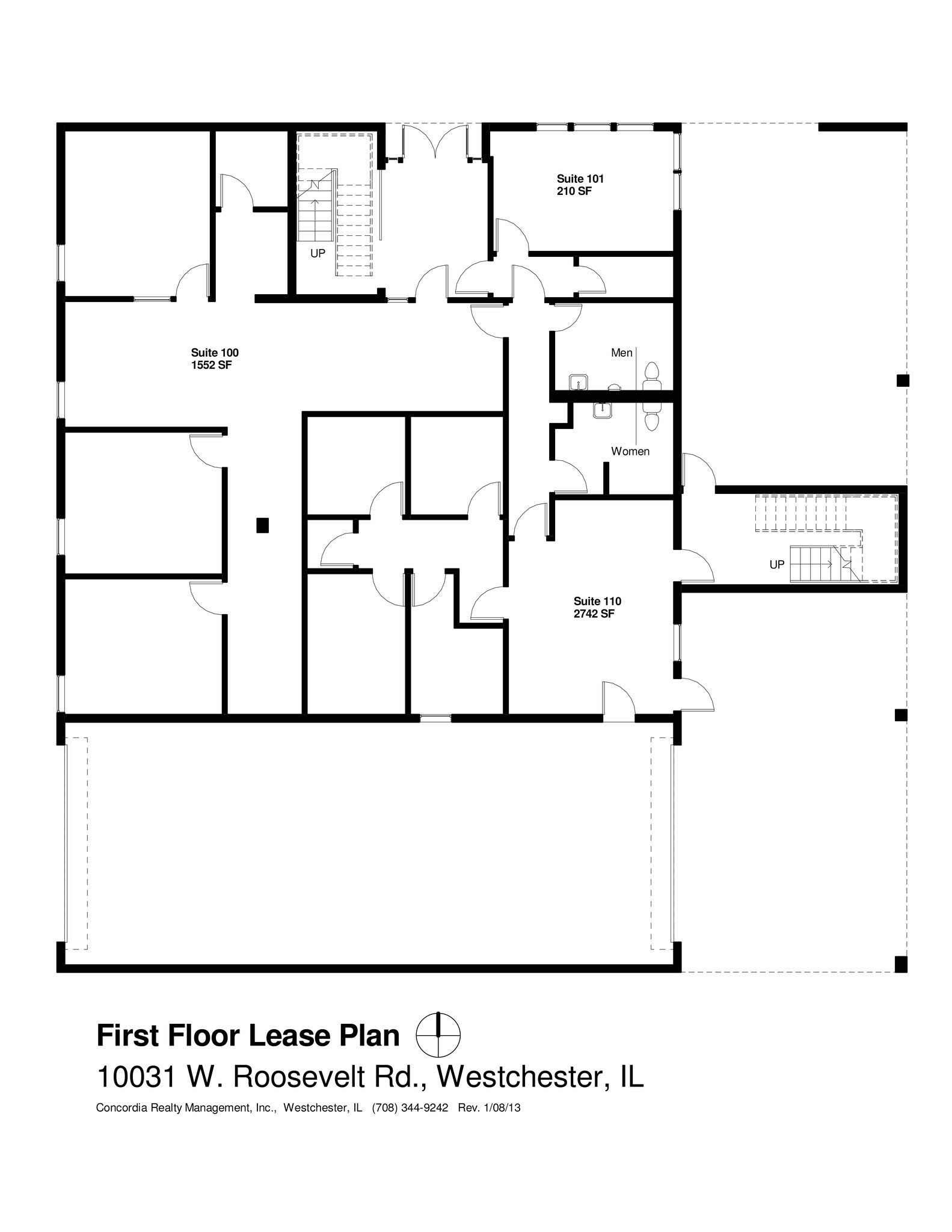 10031 Roosevelt Rd, Westchester, IL for lease Site Plan- Image 1 of 5