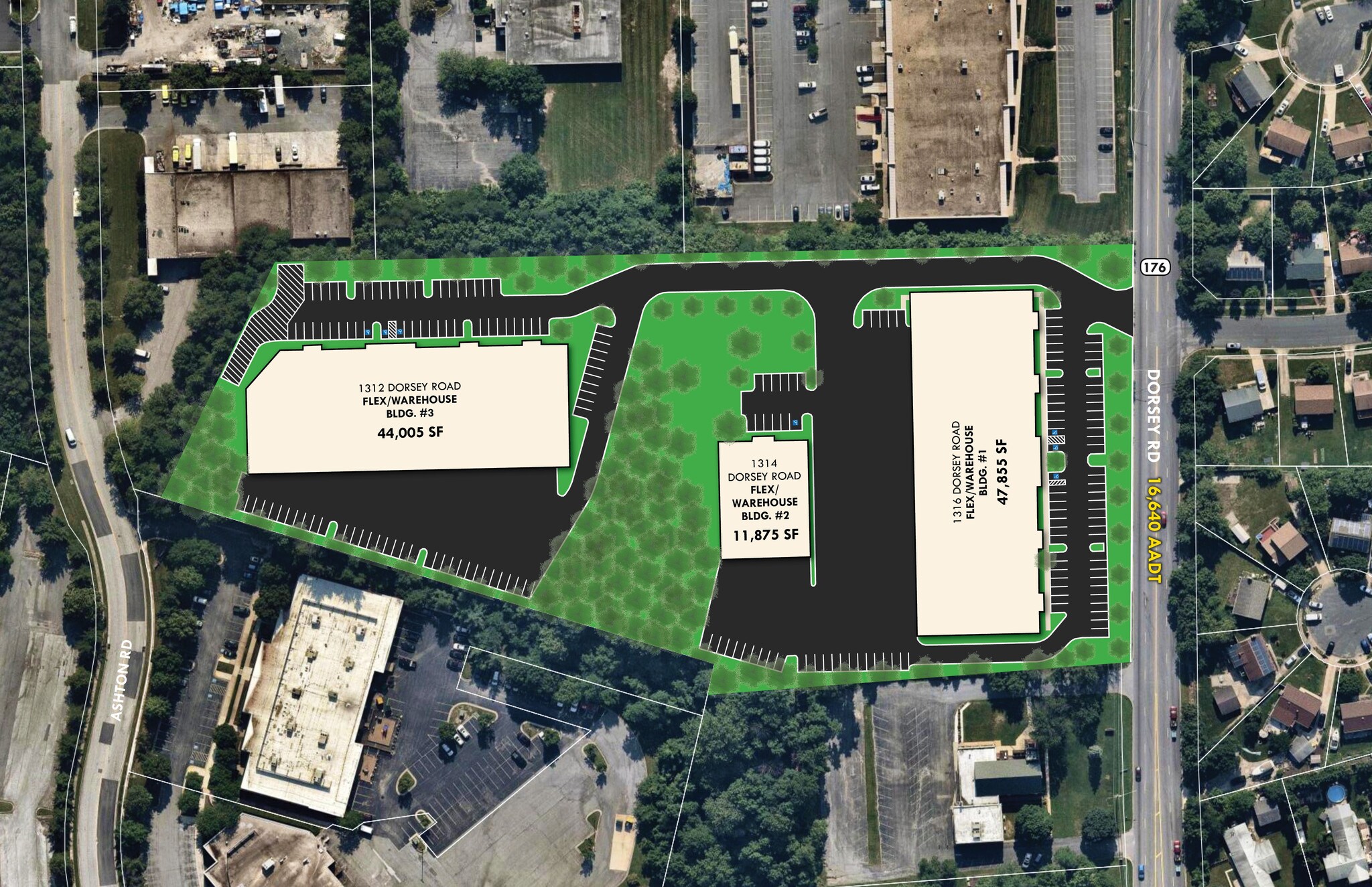 1308-1316 Dorsey Rd, Harmans, MD for sale Site Plan- Image 1 of 1