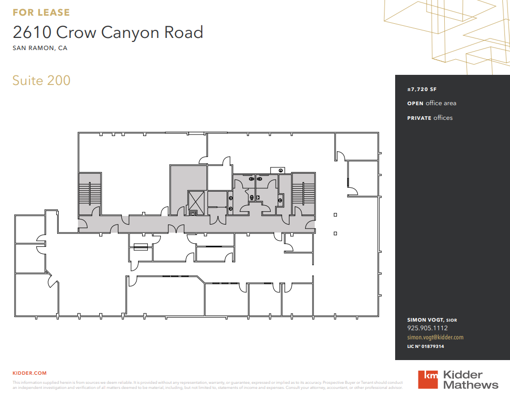 2610 Crow Canyon Rd, San Ramon, CA for lease Floor Plan- Image 1 of 1