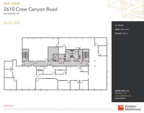 2610 Crow Canyon Rd, San Ramon, CA for lease Floor Plan- Image 1 of 1