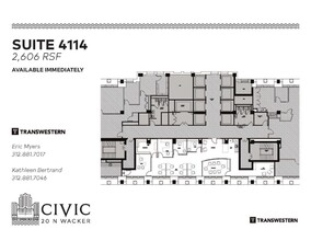 20 N Wacker Dr, Chicago, IL for lease Floor Plan- Image 1 of 3