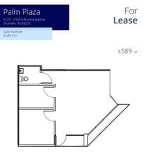 3150 N Arizona Ave, Chandler, AZ for lease Floor Plan- Image 1 of 1