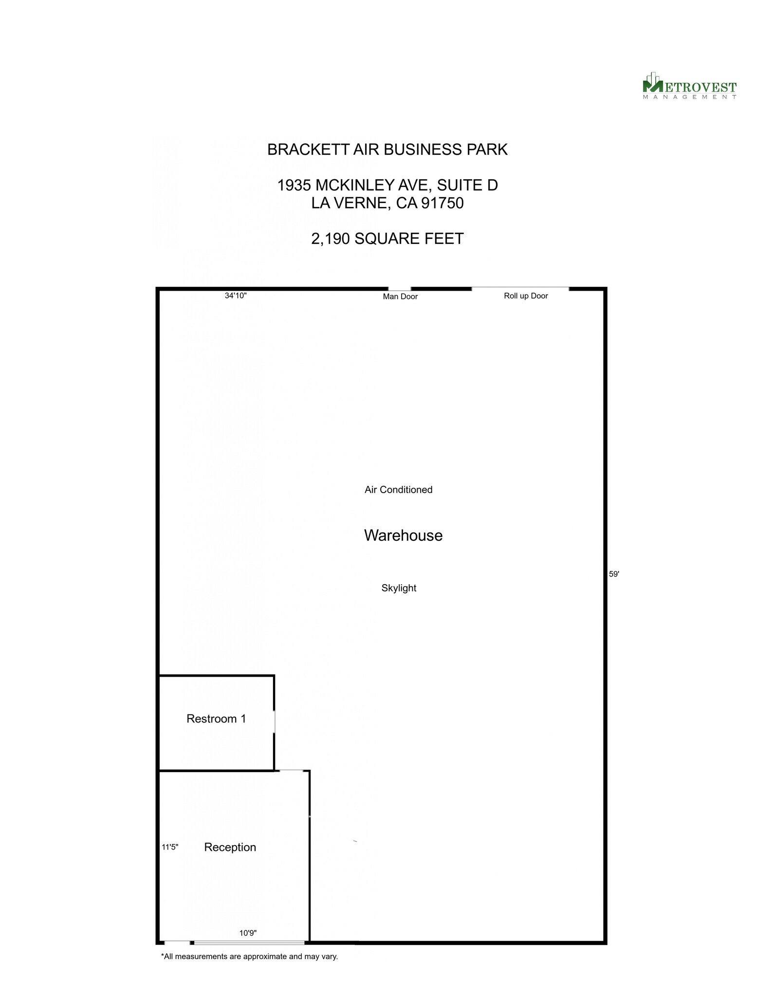 1925 McKinley Ave, La Verne, CA for lease Floor Plan- Image 1 of 1