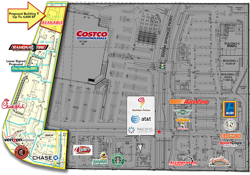 The Vineyard Freeway Center, Murrieta, CA for lease - Site Plan - Image 1 of 10