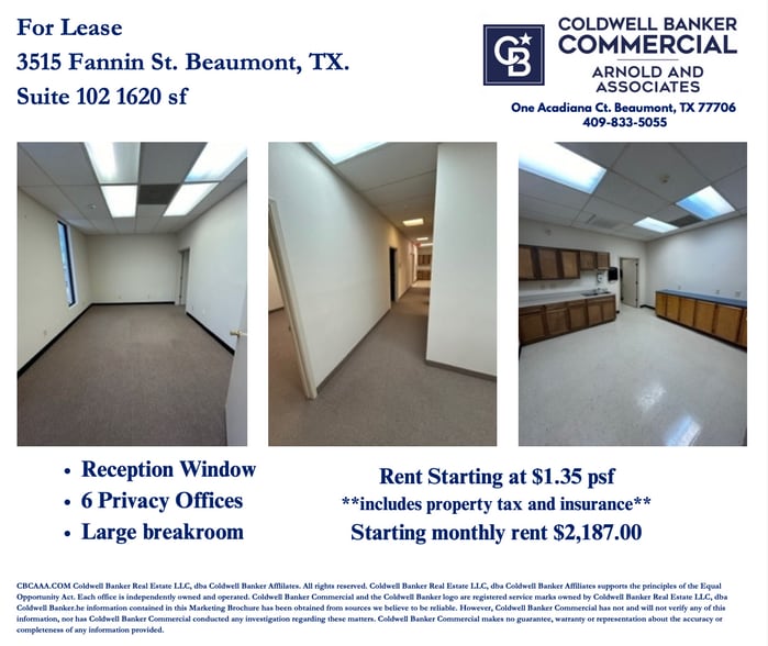 3515 Fannin St, Beaumont, TX for lease - Interior Photo - Image 2 of 8