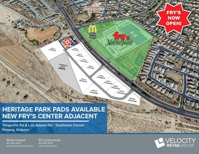 SEC Tangerine Farms Rd & Lon Adams Rd, Marana, AZ - AERIAL  map view - Image1