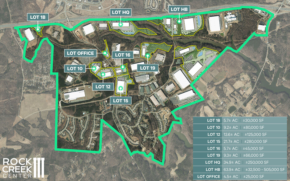 00 Rock Creek Dairy Rd, Whitsett, NC for sale - Aerial - Image 2 of 2