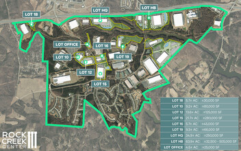 00 Rock Creek Dairy Rd, Whitsett, NC - aerial  map view