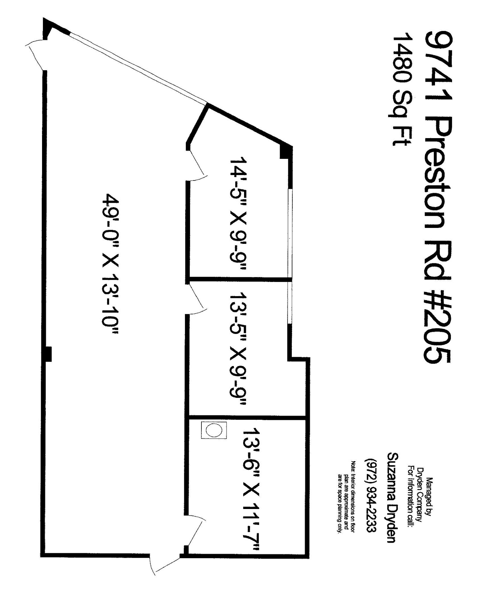 9741 Preston Rd, Frisco, TX for lease Floor Plan- Image 1 of 1