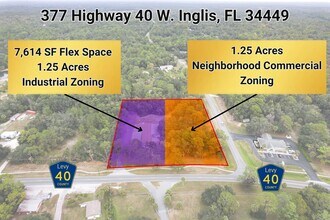 377 Highway 40 W, Inglis, FL - AERIAL  map view - Image1