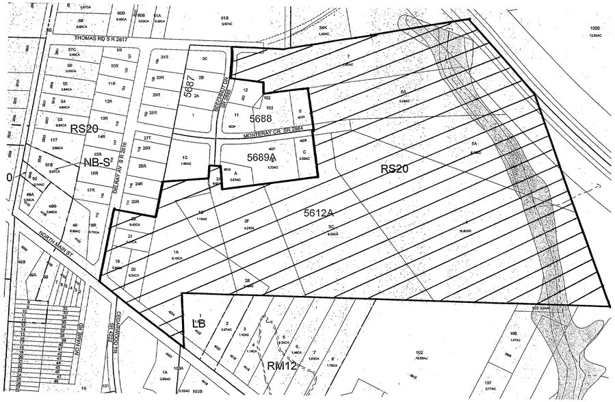 4024 N Main St, High Point, NC for sale - Plat Map - Image 3 of 3