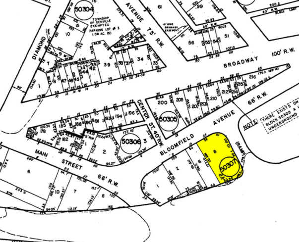 21-25 Bloomfield Ave, Denville, NJ for sale - Plat Map - Image 2 of 8