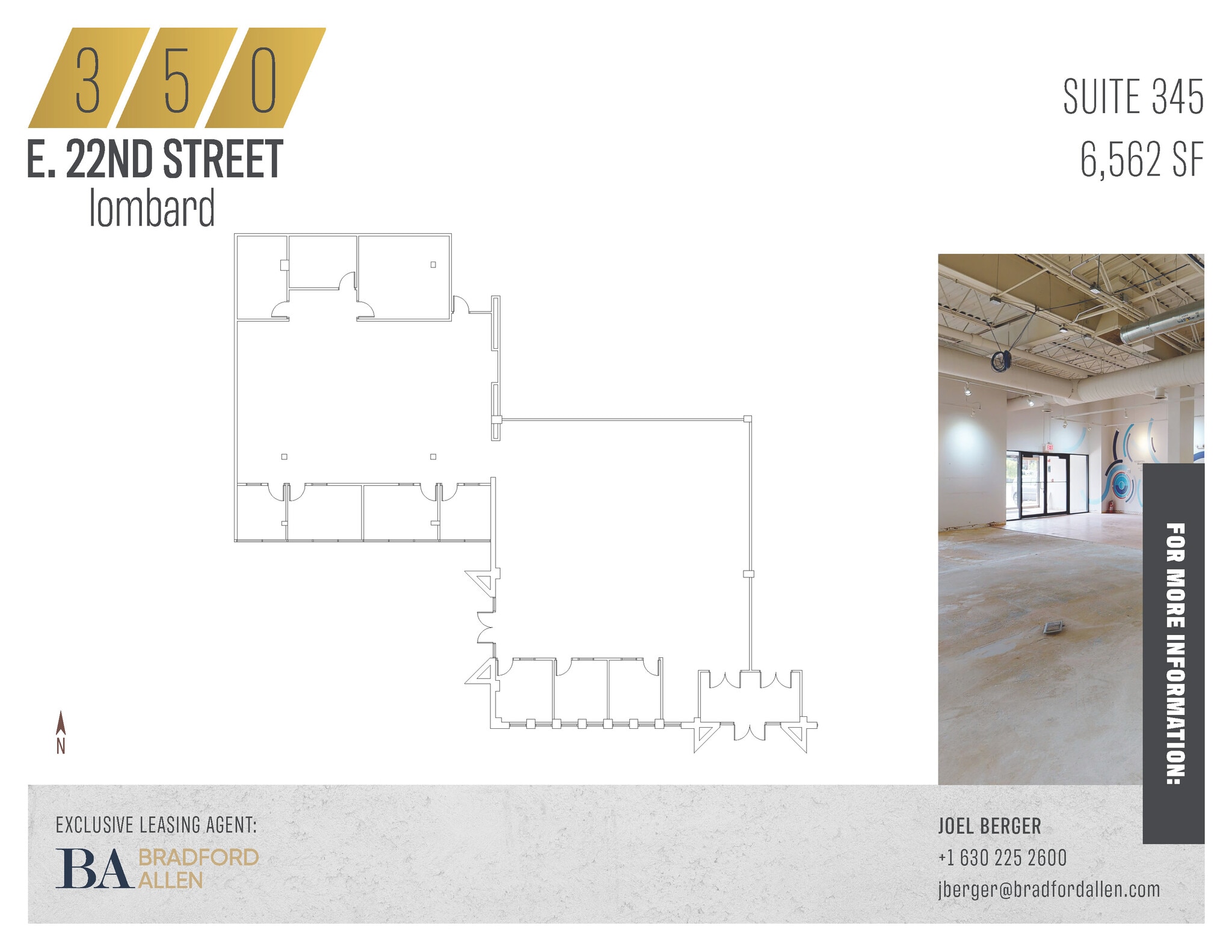 300-350 E 22nd St, Lombard, IL for lease Floor Plan- Image 1 of 1