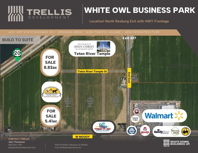 4 W Moody Rd 4 W Moody rd, Rexburg, ID for sale - Aerial - Image 2 of 10