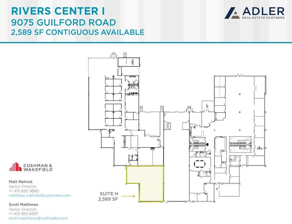 9075 Guilford Rd, Columbia, MD for lease Floor Plan- Image 1 of 1