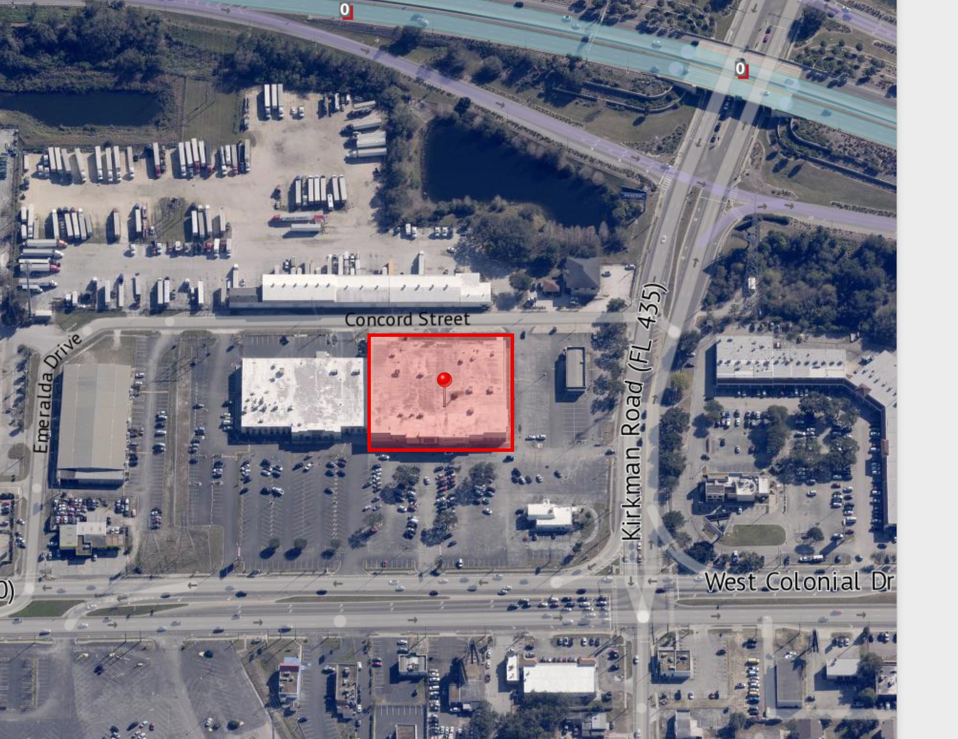 5524 W Colonial Dr, Orlando, FL for lease Aerial- Image 1 of 9