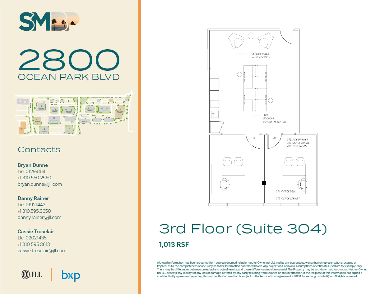 2800 28th St, Santa Monica, CA for lease Floor Plan- Image 1 of 1