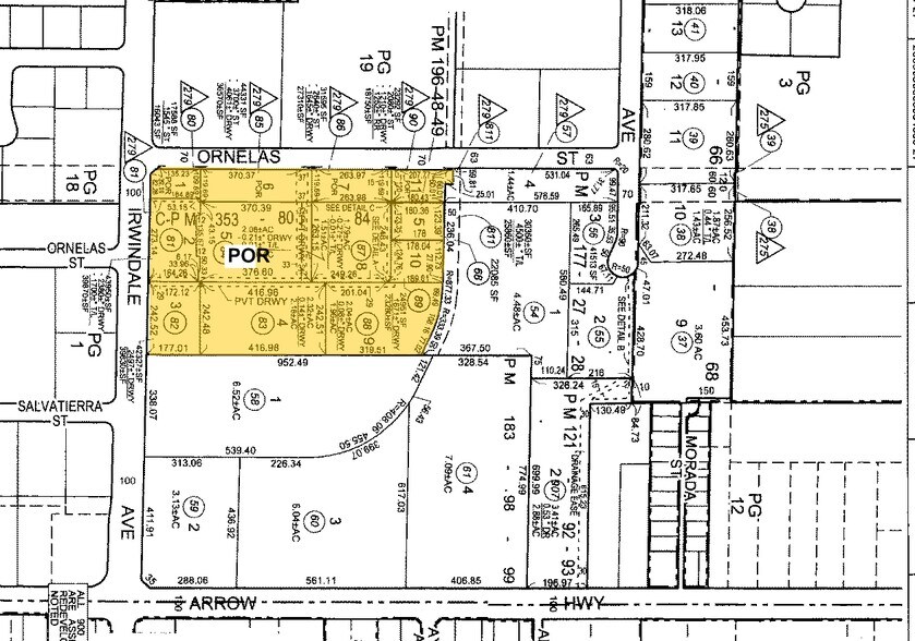 5352 Irwindale Ave Irwindale - 5352 Irwindale Ave Irwindale CA Plat Map 3 Large